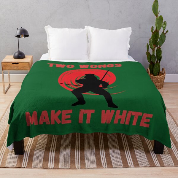 Item preview, Two Wongs Make It White Samurai Funny Quote  designed and sold by WalkerLukestore.