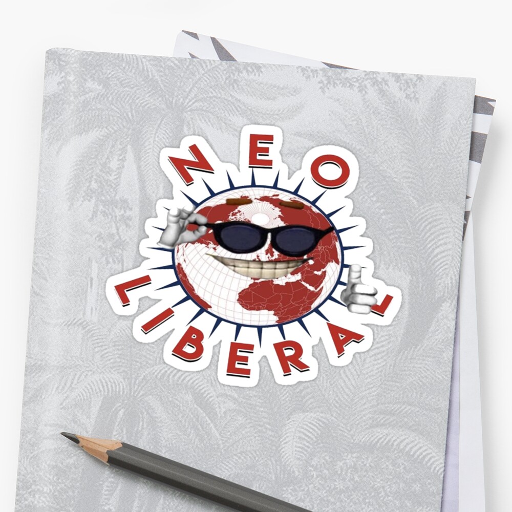 Pegatina «Neoliberalismo Meme neoliberal divertido Tee Shirts» de ...