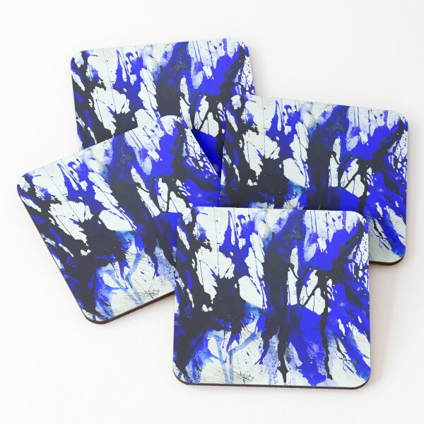 Item preview, Abstract and blues - designed and sold by sandigitalart.