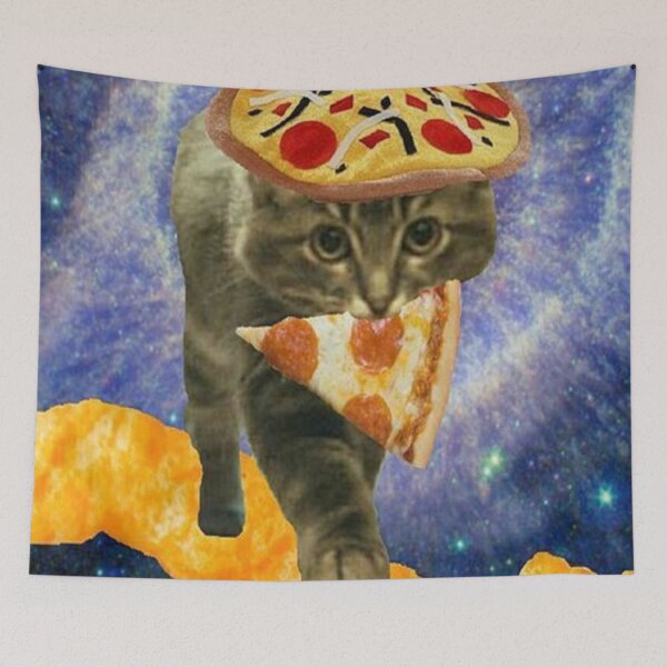 Item preview, pizza cheetos cat designed and sold by taco-elgato.