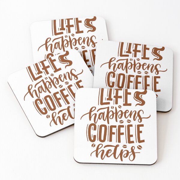 Item preview, LIFE HAPENES COFFEE HELPS designed and sold by Hernandez shop.