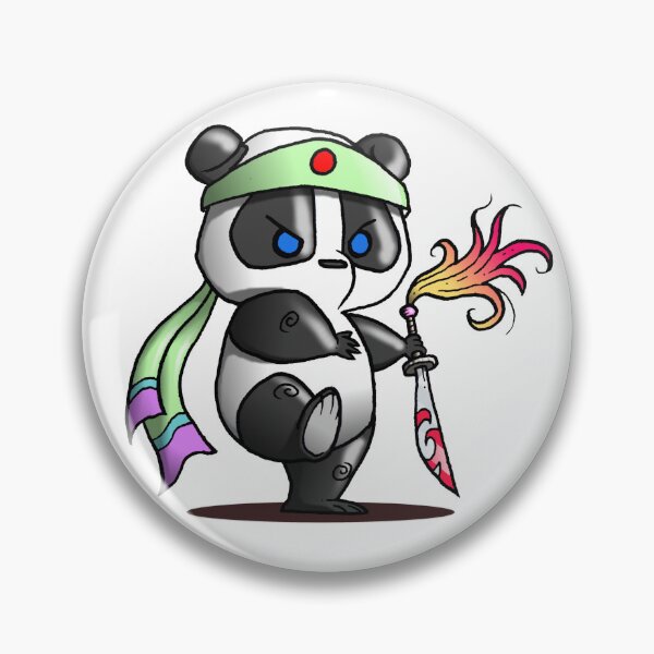 Item preview, The panda samurai ready for battle designed and sold by candleman-dream.