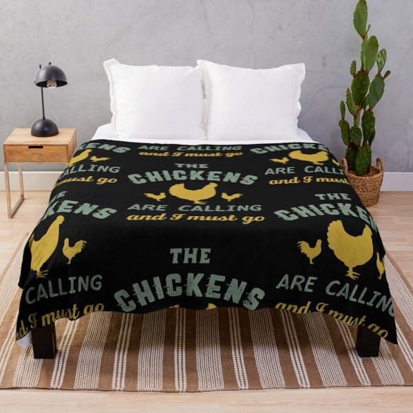 Item preview, The Chickens Are Calling I Must Go Funny Vintage Farmer designed and sold by Kearney Pridgen.