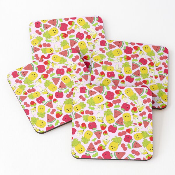 Item preview, Kawaii Fruit Pattern designed and sold by ShutterStudios.
