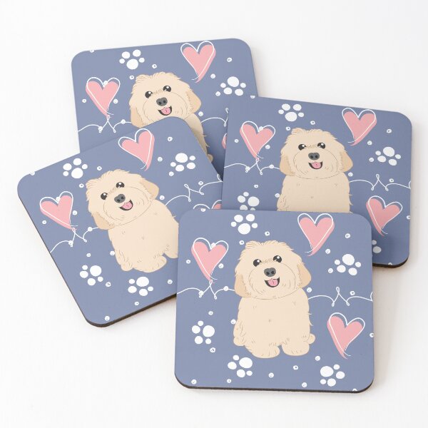 Item preview, LOVE Beige Havanese Dog designed and sold by Lulupainting.
