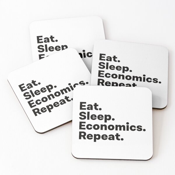 Item preview, Eat Sleep Economics Repeat designed and sold by teesaurus.
