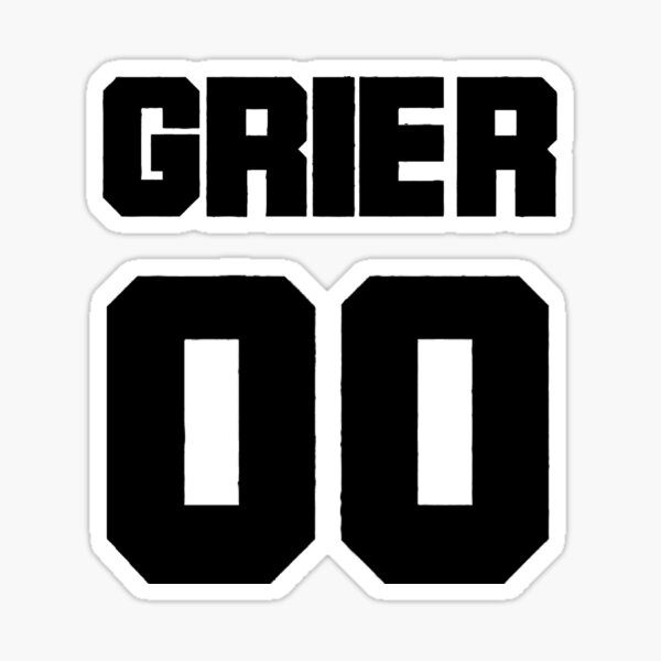 Hayes Grier JERSEY (Black) Merch Sticker