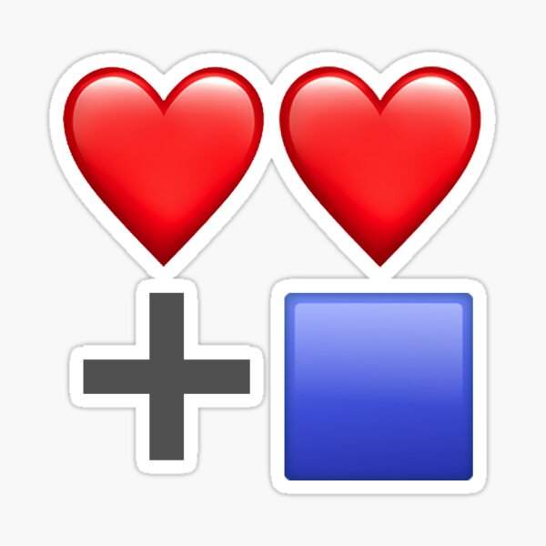 Item preview, two hearts and a blue box designed and sold by mythmaker.