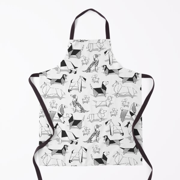 Item preview, Origami doggie friends // white background coloring paper Chihuahuas Dachshunds Corgis Beagles German Shepherds Collies Poodles Terriers Dalmatians designed and sold by SelmaCardoso.