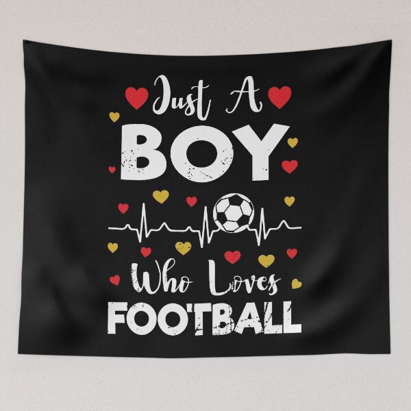 Item preview, Just a Boy who Loves Football - Football Lover - Football Player designed and sold by Adexyl.