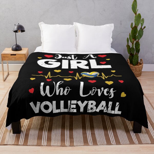 Item preview, Just a Girl who Loves Volleyball - Volleyball Player Lover designed and sold by Adexyl.