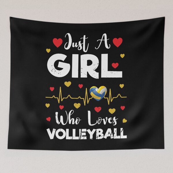 Item preview, Just a Girl who Loves Volleyball - Volleyball Player Lover designed and sold by Adexyl.