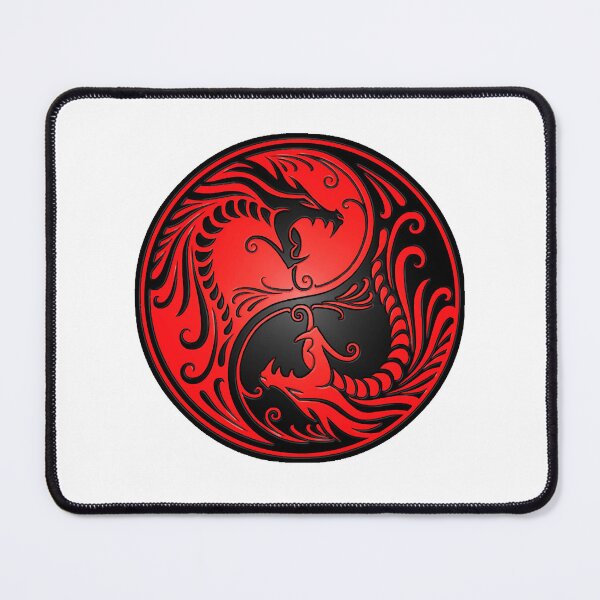 Item preview, Red and Black Yin Yang Dragons designed and sold by Yara19K81.