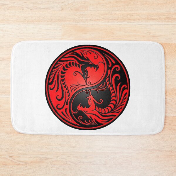 Item preview, Red and Black Yin Yang Dragons designed and sold by Yara19K81.