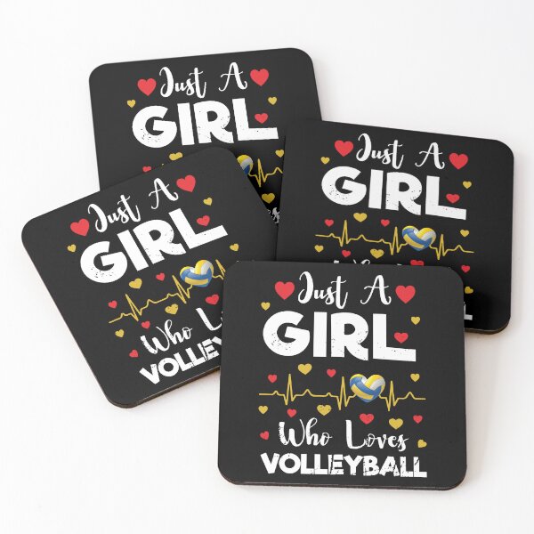Item preview, Just a Girl who Loves Volleyball - Volleyball Player Lover designed and sold by Adexyl.