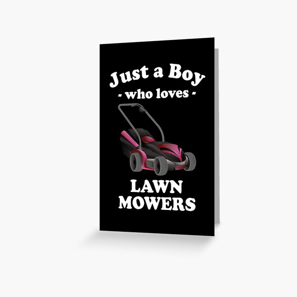 Item preview, Just a Boy who Loves Lawnmowers - Lawn Mower Lover designed and sold by Adexyl.