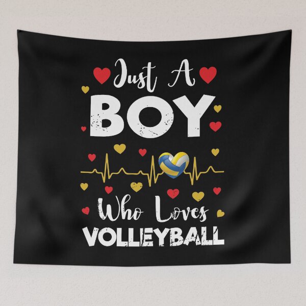 Item preview, Just a Boy who Loves Volleyball - Volleyball Player Lover designed and sold by Adexyl.