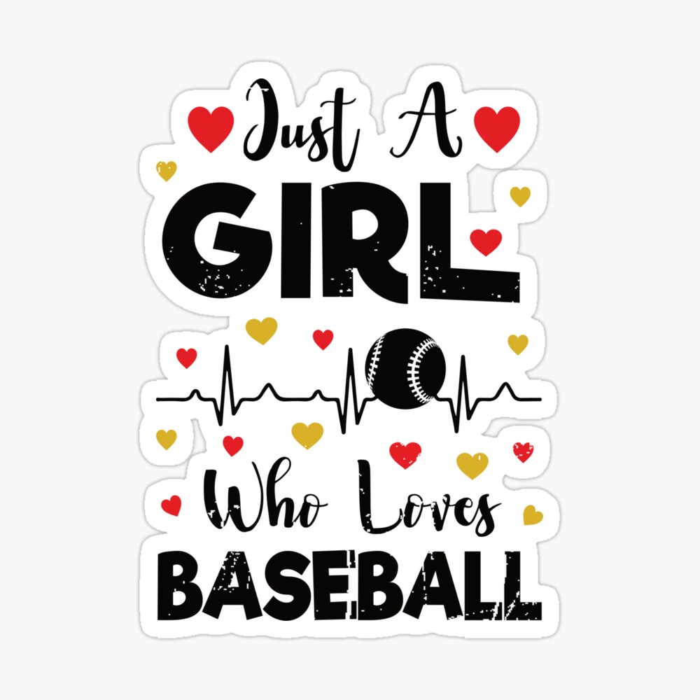 Just a Girl who Loves Baseball - Baseball Player Lover Baby One