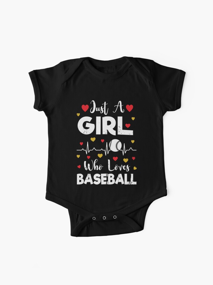 Just a Girl who Loves Baseball - Baseball Player Lover Baby One