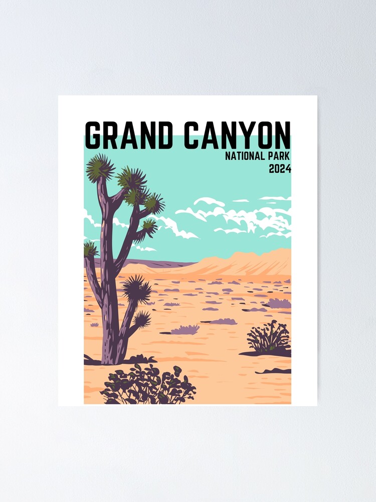 GRAND CANYON National Park 2024 Poster For Sale By Fukuart Redbubble   Fposter,small,wall Texture,product,750x1000 