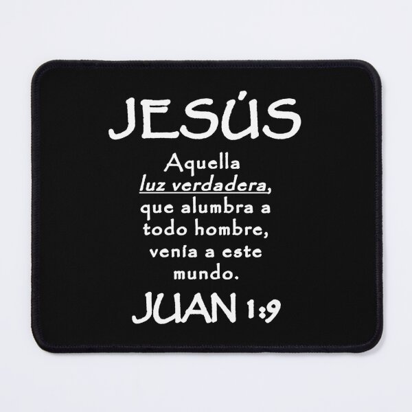 Item preview, John 1:9 Jesus The True Light Spanish Bible Verse designed and sold by NombresDeJesus.