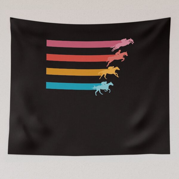 Item preview, Retro Equestrian Sport Vintage Horses Riding Horse Dressage designed and sold by TomGiantDesigns.