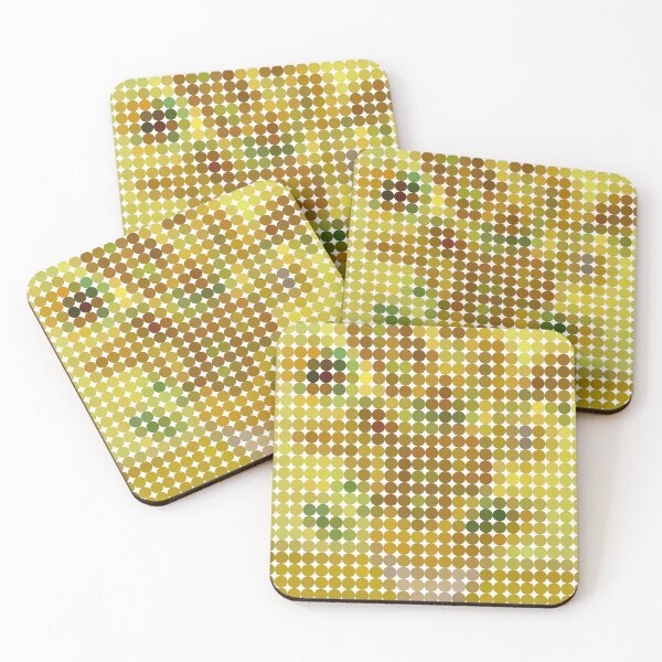 Item preview, Sunflowers by Vincent van Gogh Pixel Dots (On White) designed and sold by STUDIO-72.