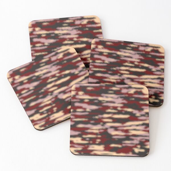 Item preview, Maroon Wheat Camouflage  designed and sold by Tshirtstory.