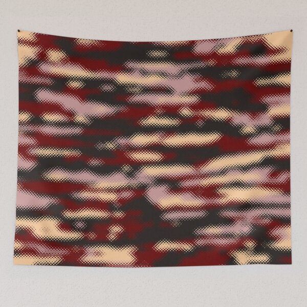 Item preview, Maroon Wheat Camouflage  designed and sold by Tshirtstory.