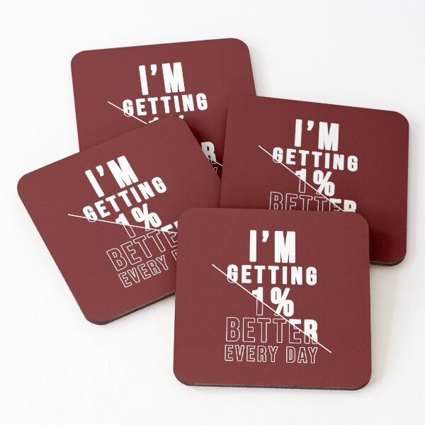 Item preview, I'm getting 1% better every day- For Atomic Habits lovers designed and sold by The Bookworm Store.