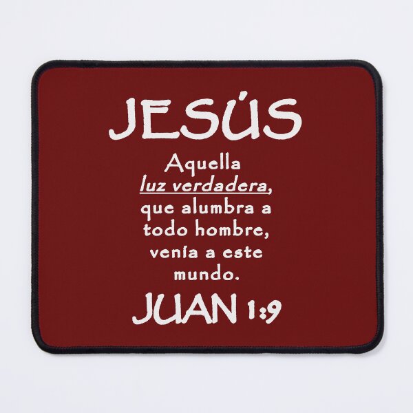 Item preview, John 1:9 Jesus The True Light Spanish Bible Verse designed and sold by NombresDeJesus.