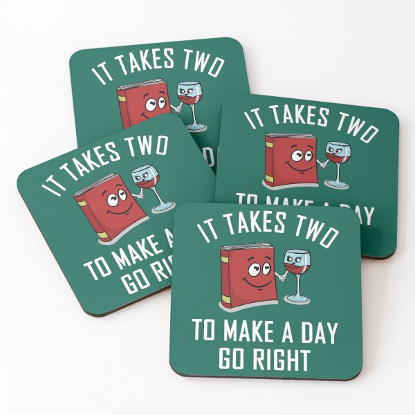 Item preview, It Takes Two To Make A Day Go Right Book & Wine  designed and sold by WalkerLukestore.