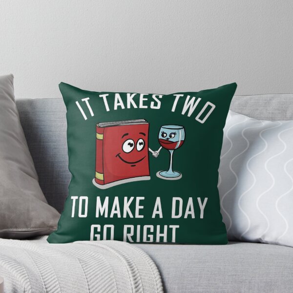 Item preview, It Takes Two To Make A Day Go Right Book & Wine  designed and sold by WalkerLukestore.