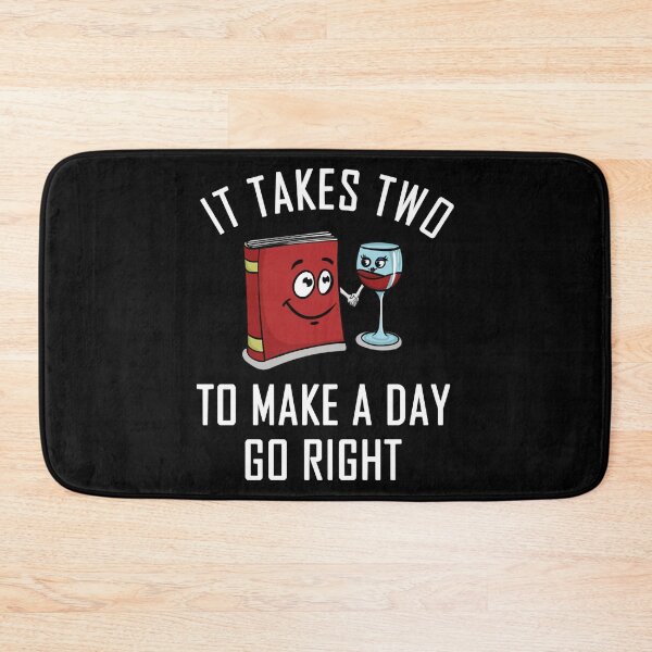 Item preview, It Takes Two To Make A Day Go Right Book & Wine  designed and sold by WalkerLukestore.