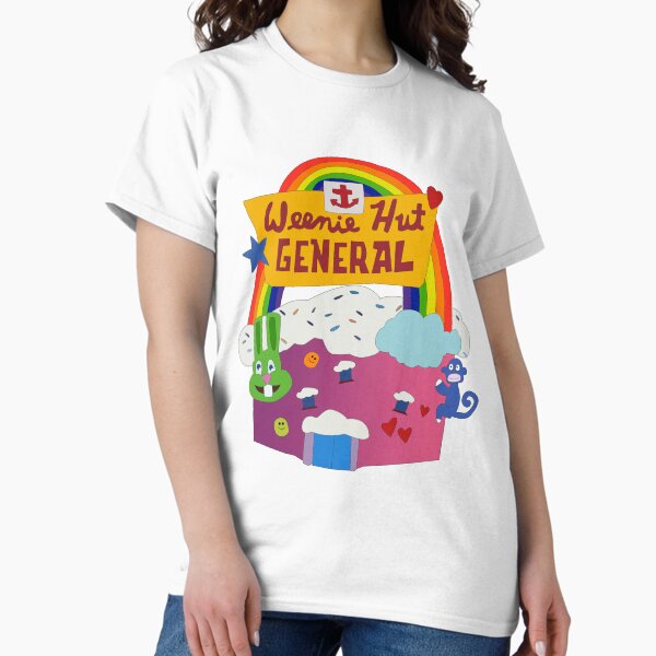 Vista previa del artículo con la obra «Weenie Hut General», diseñado y vendido por PJ Portera.