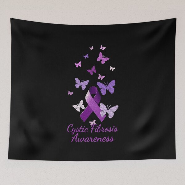 Item preview, Purple Awareness Ribbon: Cystic Fibrosis  designed and sold by Alondra.