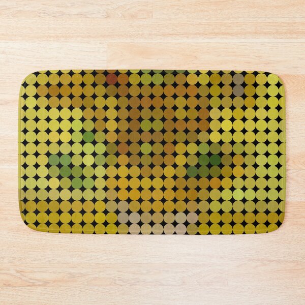 Item preview, Sunflowers by Vincent van Gogh Pixel Dots (On Black) designed and sold by STUDIO-72.