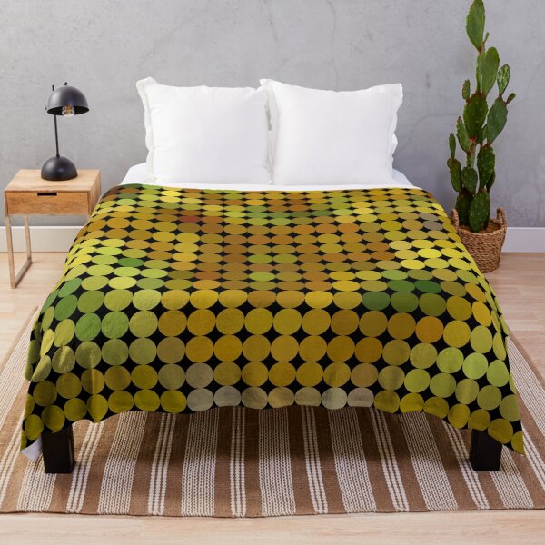 Item preview, Sunflowers by Vincent van Gogh Pixel Dots (On Black) designed and sold by STUDIO-72.
