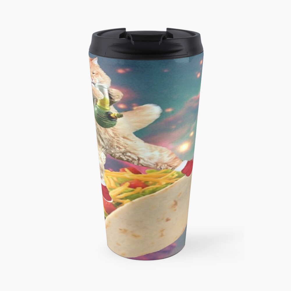 "taco bong cat" Travel Coffee Mug for Sale by tacoelgato Redbubble