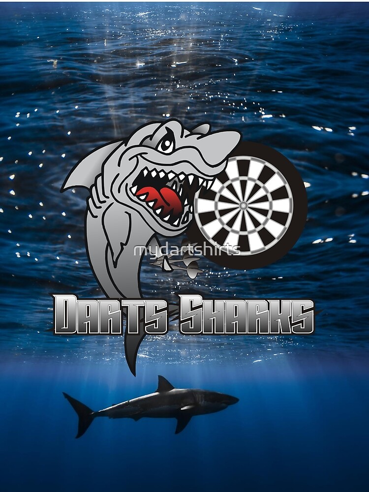 "Darts Sharks Darts Team" Tshirt for Sale by mydartshirts Redbubble