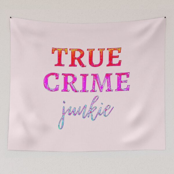 Item preview, True Crime Junkie! (Design with beautiful impressionist colors and lettering.).  designed and sold by CristalleLisa.