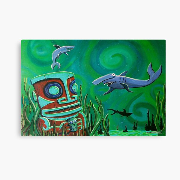 Item preview, Tiki Shark Treasures designed and sold by chongolio.