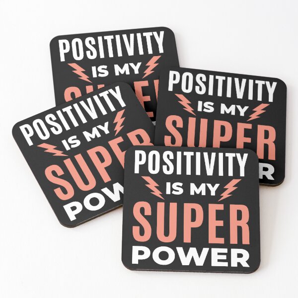 Item preview, Positivity is My Superpower  Funny Good Vibes Positive Quote  designed and sold by dass-art.