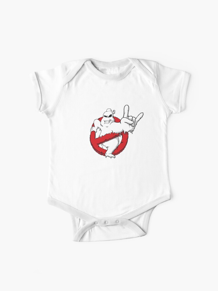 Ghostbusters Horns Up Baby One Piece By Doomdesign Redbubble