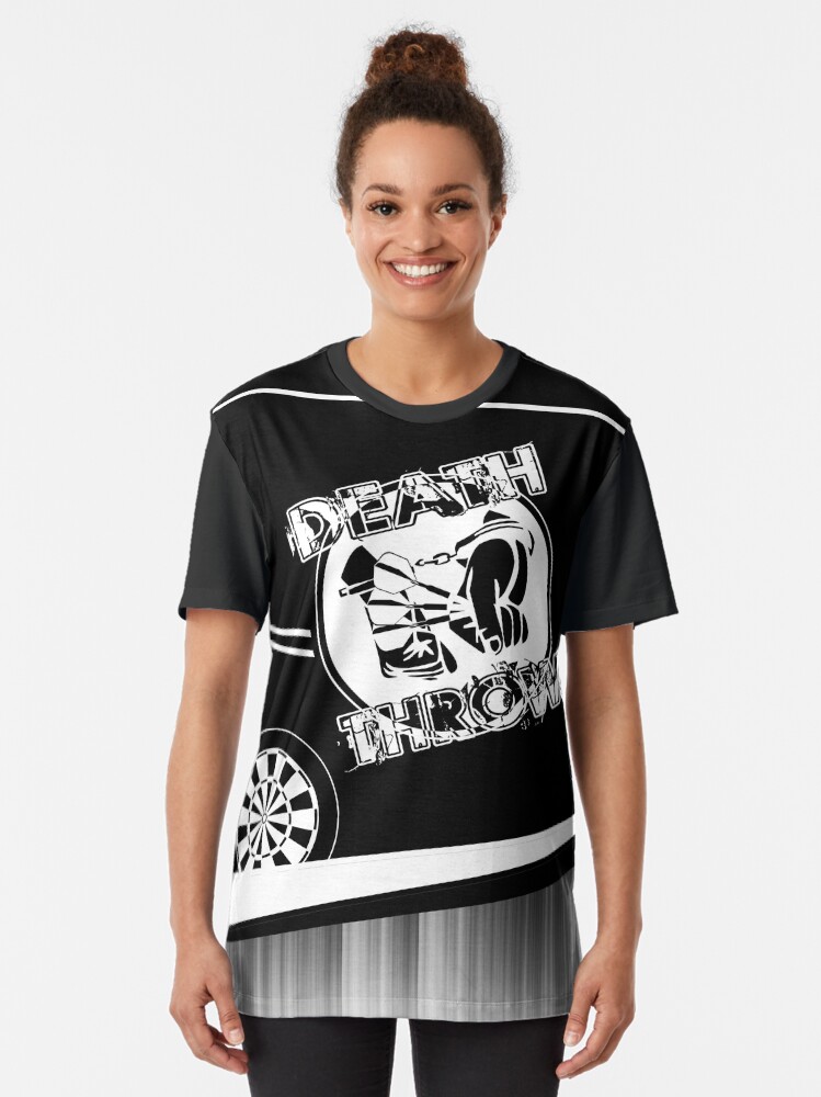 Alternate view of Death Throw Darts Team Graphic T-Shirt