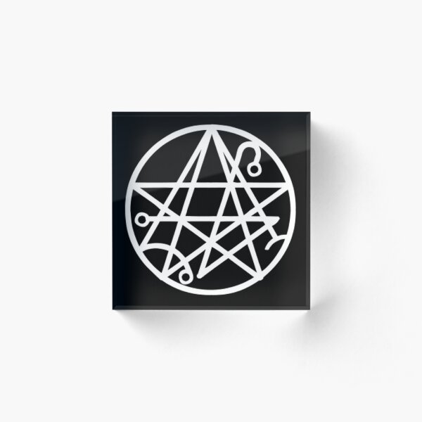 Necronomicon Symbol Acrylic Block