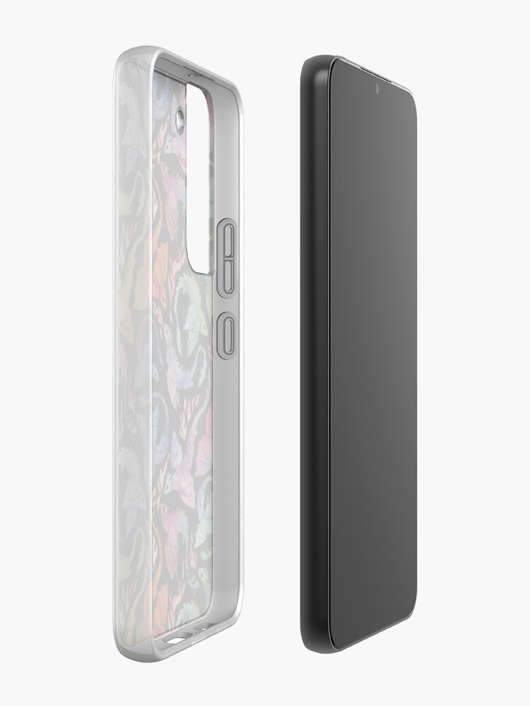 Alternate view of Dragon fire dark rainbow Samsung Galaxy Phone Case