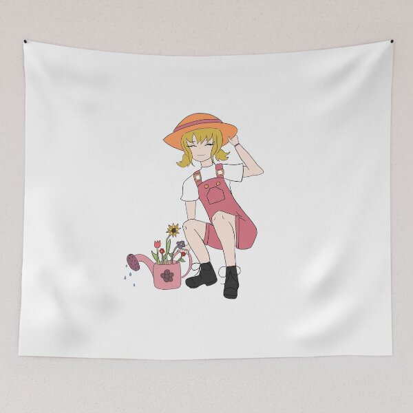 Item preview, Gardening Girl with Flowers designed and sold by OneLook.