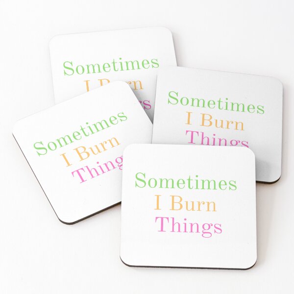 Aperçu de l'œuvre Sometimes I Burn Things créée et vendue par yassminishop.