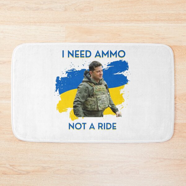 Item preview, I need ammunition not a ride original design essential t shirt | i need ammo not a ride volodymyr zelensky sticker designed and sold by sugarcube1999.